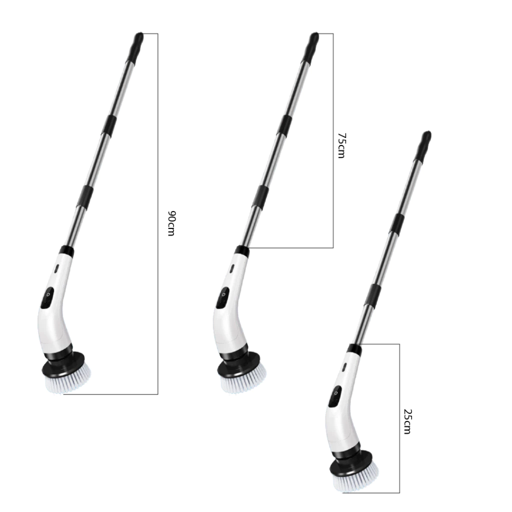 Escova de Limpeza Recarregável Scrubber Turbo - Imagem 2