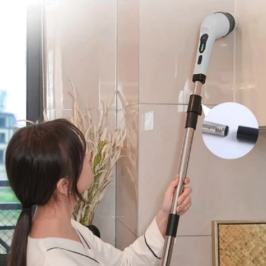 Escova de Limpeza Recarregável Scrubber Turbo - Imagem 5