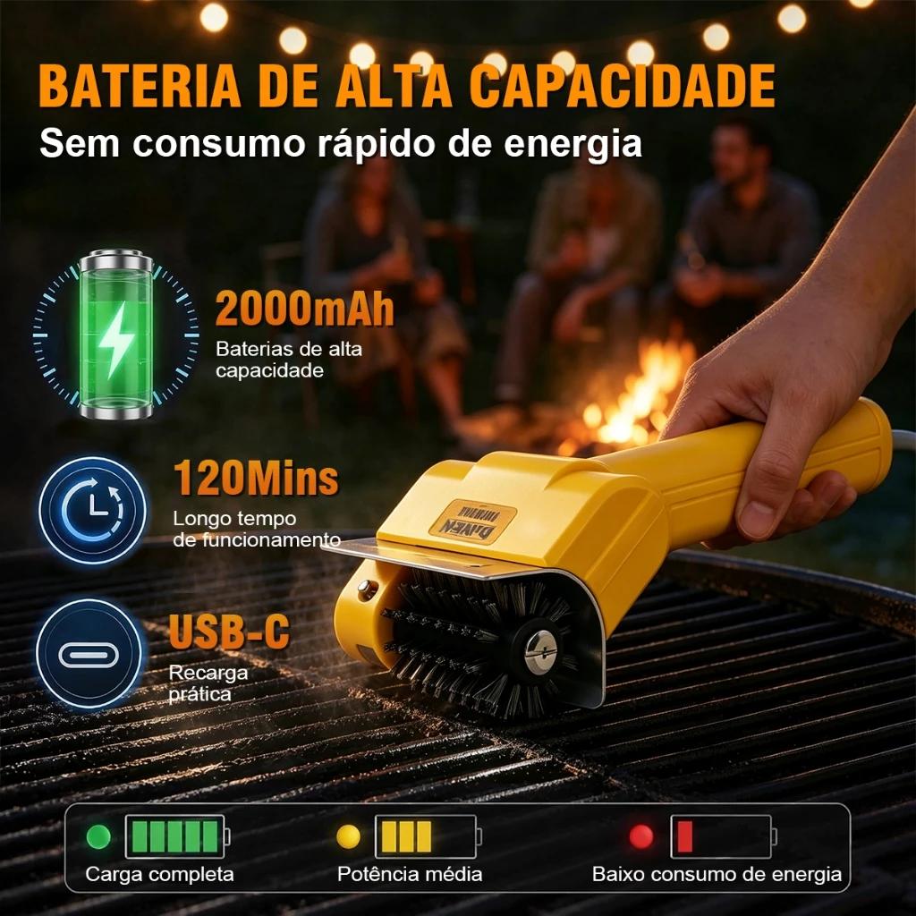 Escova Elétrica DEWEN DW158 - Imagem 9