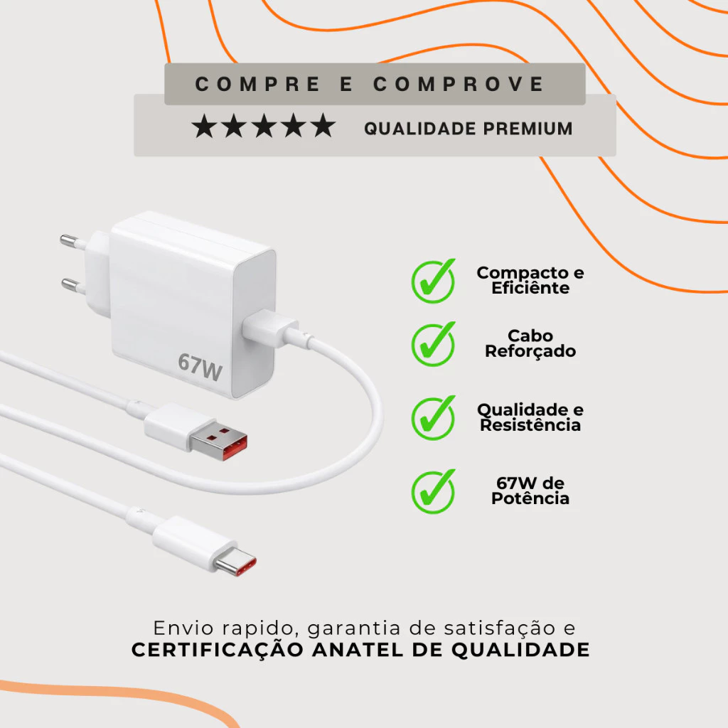 Carregador Turbo 67W - Imagem 1
